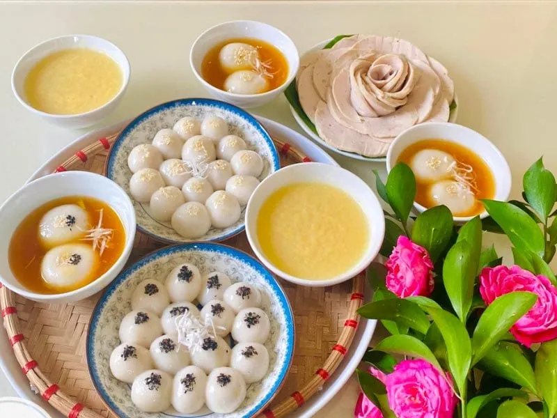 Mâm Cỗ Tết Hàn Thực